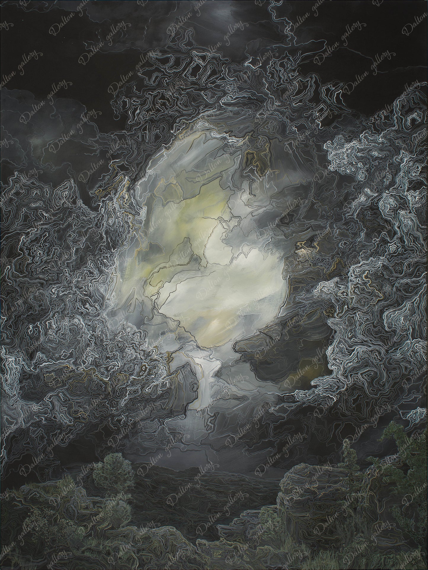 Grande dipinto di Gila